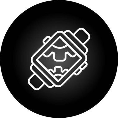 Modern Smartwatch simgesinin vektör çizimi    