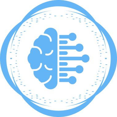  İş Zekası web simgesi vektör illüstrasyonu 