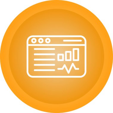 Sosyal Medya Analizleri için illüstrasyon simgesi