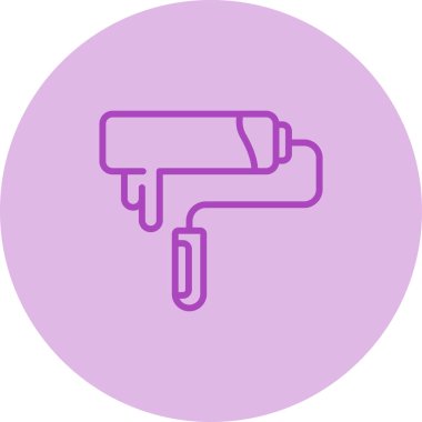 boya silindiri vektör illüstrasyonu