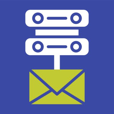 e-posta mektup simge vektör çizim 