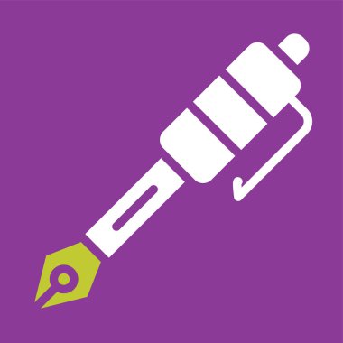  Dolma kalem simge vektör çizim