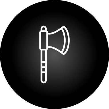 Balta. Web simgesi basit illüstrasyon