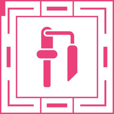 Ateşleyici Vektör Satır Simgesi Tasarımı