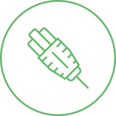 Ethernet web simgesinin vektör illüstrasyonu