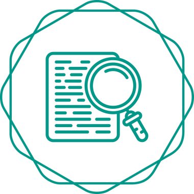 Ara. Web simgesi basit tasarım