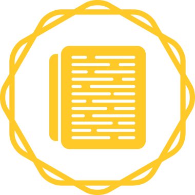 belge web simgesi vektör illüstrasyonu