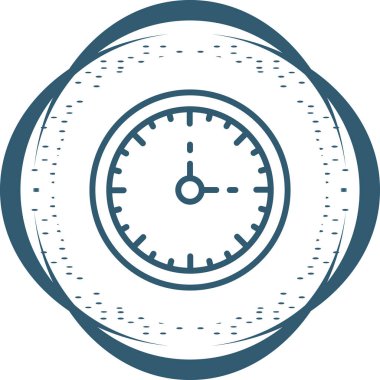 saat vektör simgesi işareti, sembol