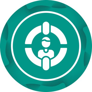 Müşteri Segmentasyon simgesinin vektör illüstrasyonu