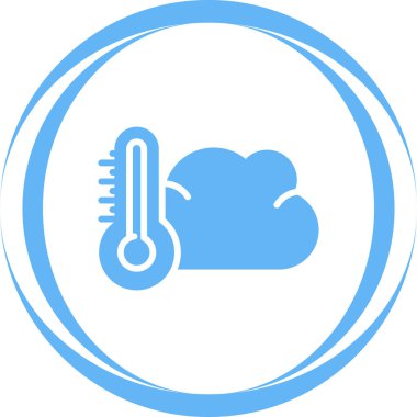 vector illustration of cloud modern icon 