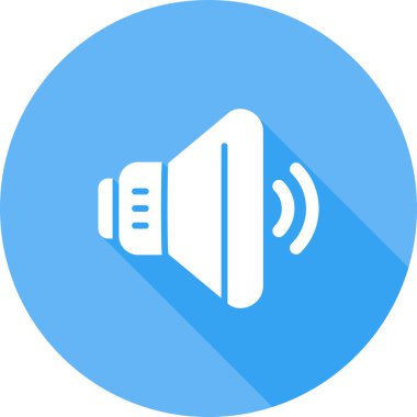 ses hoparlörü simgesi, web illüstrasyonu