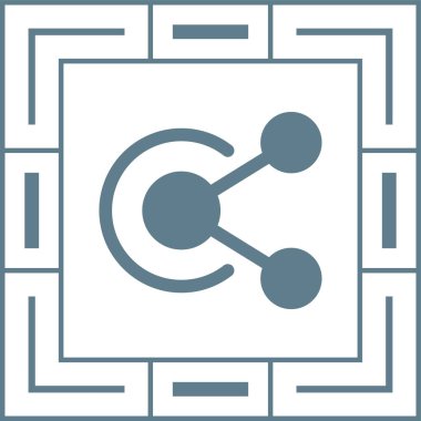 Paylaş. Web simgesi vektör illüstrasyonu