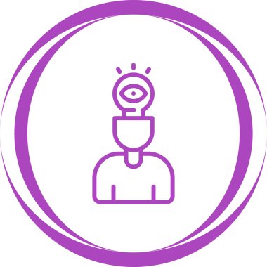 Görsel Düşünme Ağı vektör çizimi