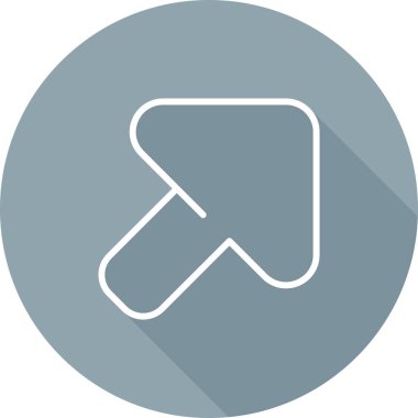 ok web simgesi, vektör çizim