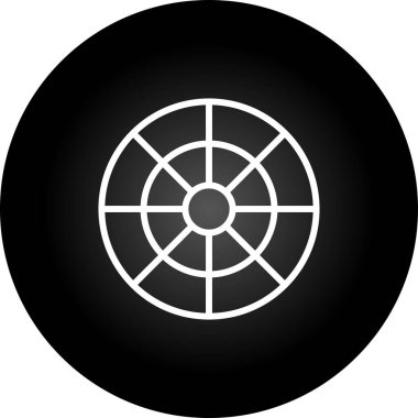 Pantone Simgesi. Renkli Tekerlek İşareti. Vektör İllüstrasyon Kılavuzu.