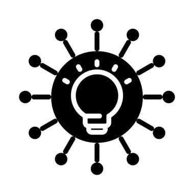 Zihin Haritası simgesinin vektör çizimi 