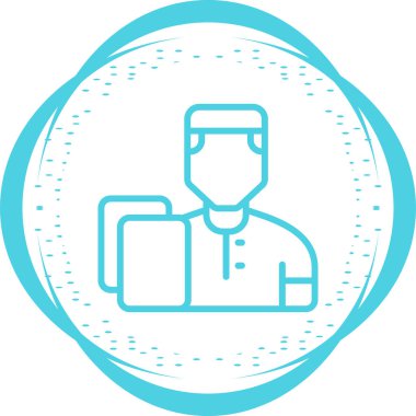 kullanıcı. Web simgesi vektör illüstrasyonu