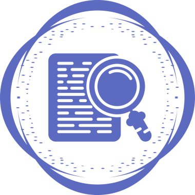 Ara. Web simgesi basit tasarım