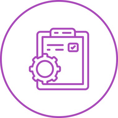 Dosya Yönetimi web simgesi basit illüstrasyon