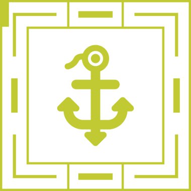 Çapa web simge vektör çizim