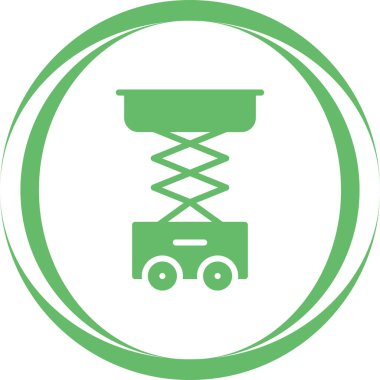 Makas Kaldırma simgesi vektör illüstrasyonu    