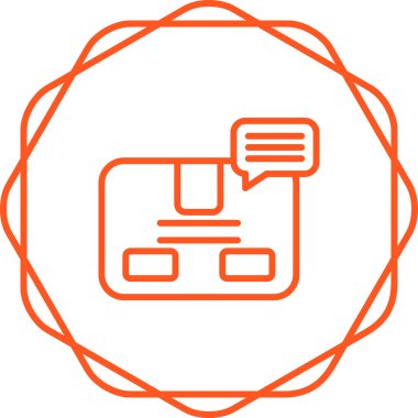 Skype sohbet simgesi, vektör illüstrasyonu