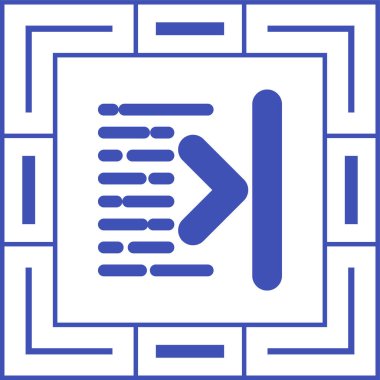 Kodlama. Web simgesi basit illüstrasyon