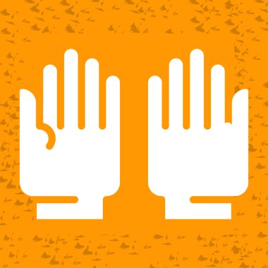 Eller simge vektör illüstrasyonu