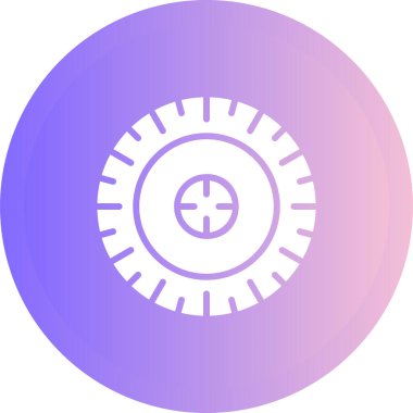 Hedef simgenin vektör illüstrasyonu 