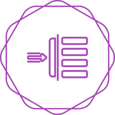 margin web simgesi, vektör illüstrasyon tasarımı 