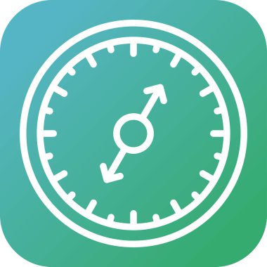 pusula simgesi web basit illüstrasyon