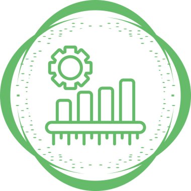  çubuk grafik vektör illüstrasyonu