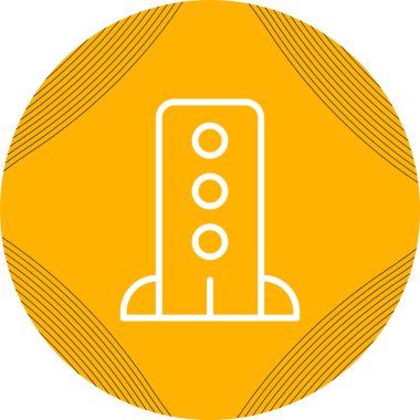 Modem simgesi web basit illüstrasyon