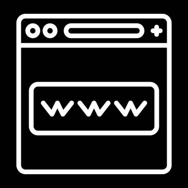 dünya çapında web simgesi vektör illüstrasyonu