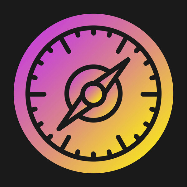 compass icon web simple illustration