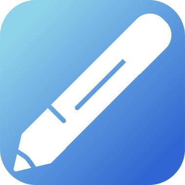 Kalem. Web simgesi basit tasarım