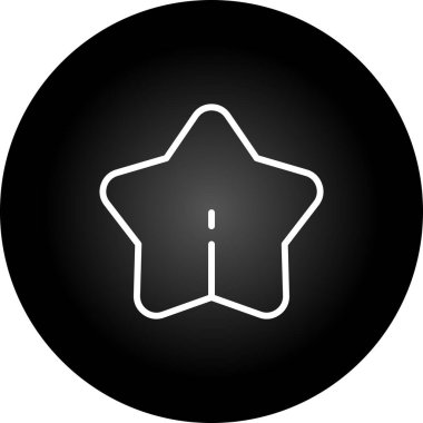 yıldız simgesi, vektör çizimi