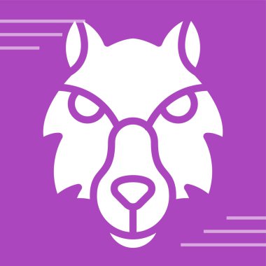 Kurt ikonu. Web basit illüstrasyonu