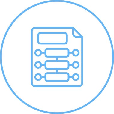 Infographic web simgesinin vektör illüstrasyonu