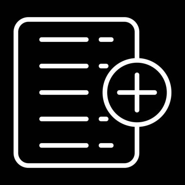 Artı İşaretle, Simge Vektörü İllüstrasyon Logo Şablonu Beyaz Arkaplanda İzole Ekle.