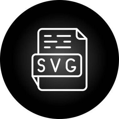 SVG  file format icon vector illustration clipart