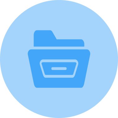 Dosya Dizini simgesinin vektör illüstrasyonu