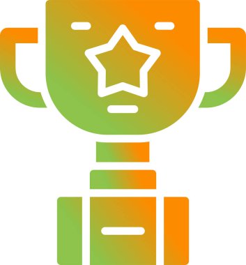 kupa web simgesi vektör illüstrasyonu 