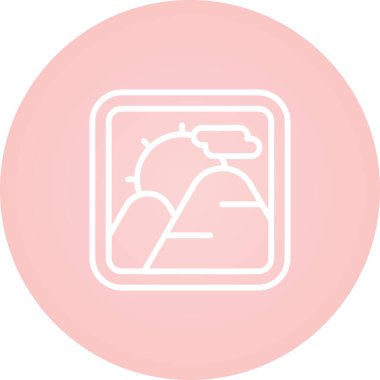  Resim simgesi. Grafiğin vektör illüstrasyonu