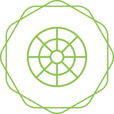 Pantone Simgesi. Renkli Tekerlek İşareti. Vektör İllüstrasyon Kılavuzu.