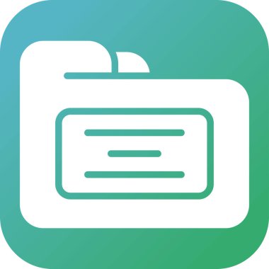 dizin web simgesi, basit vektör illüstrasyonu