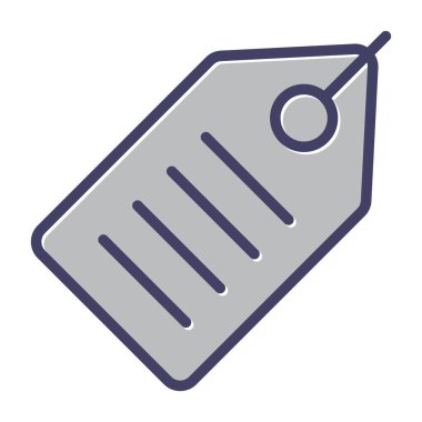 etiket web simgesi vektör illüstrasyonu 