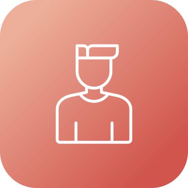 kullanıcı. Web simgesi vektör illüstrasyonu