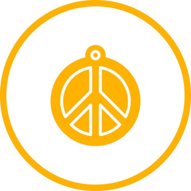 Barış işareti web illüstrasyon tasarımı