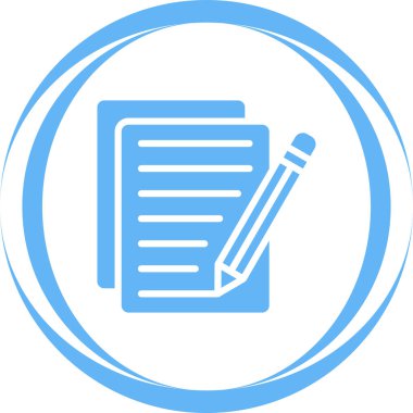 belge web simgesi vektör illüstrasyonu